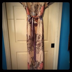 ADRIANA PAPELL MATELASSE GOWN